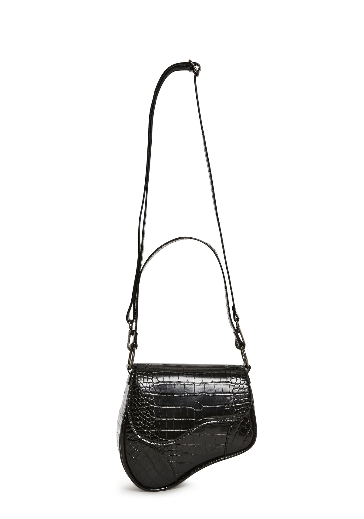 Enamored View Saddle Bag - Black