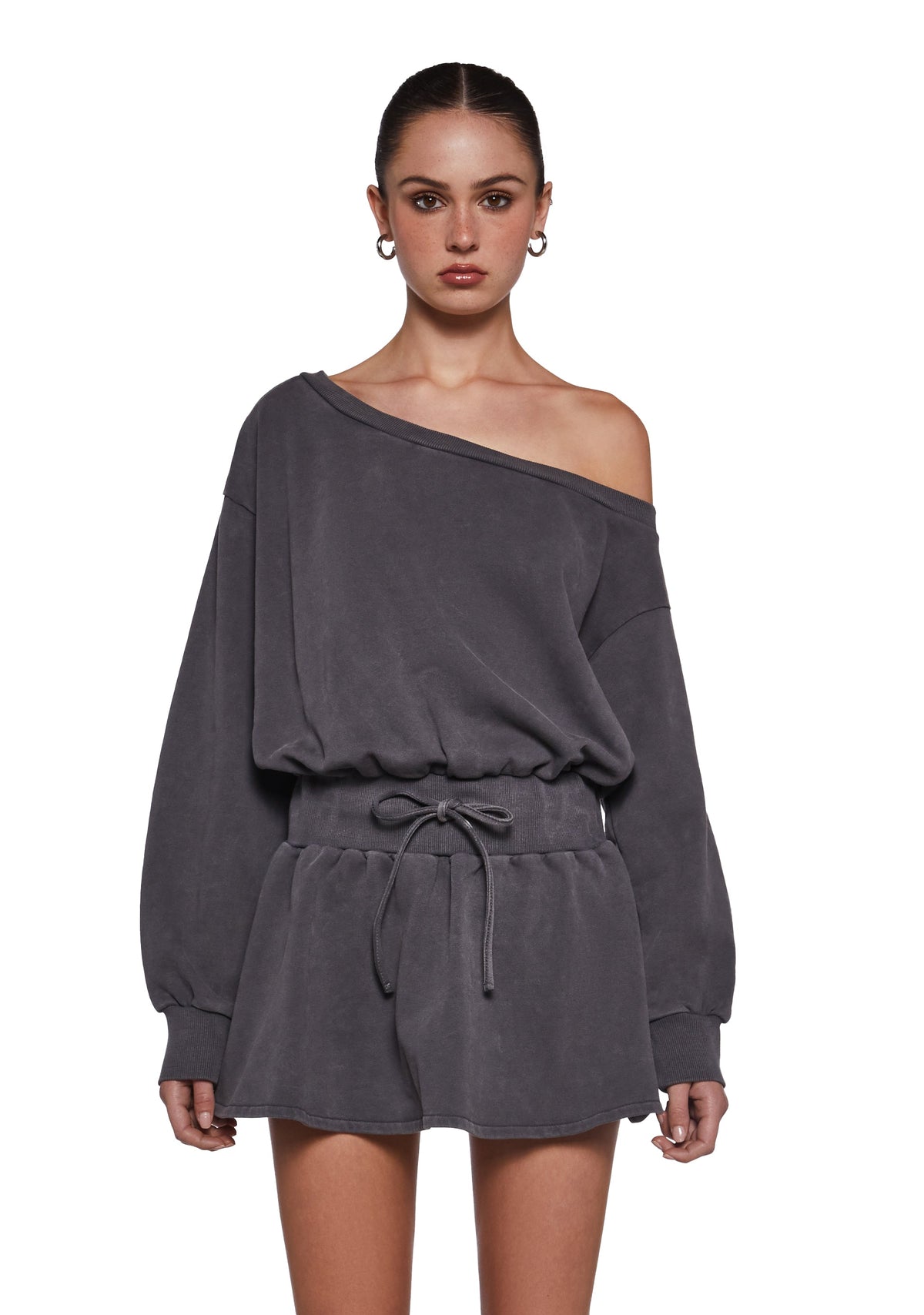 Fingers Crossed Sweatshirt Dress