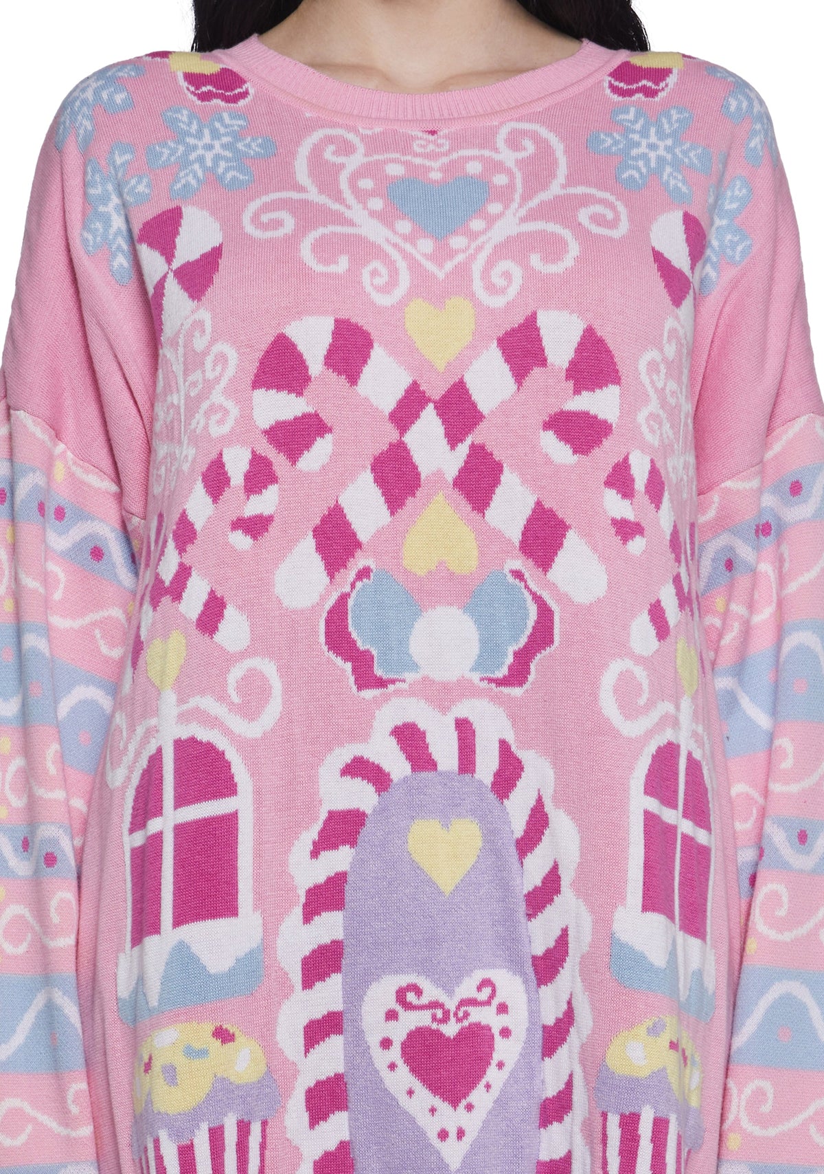 Chitter N' Chatter Oversized Sweater