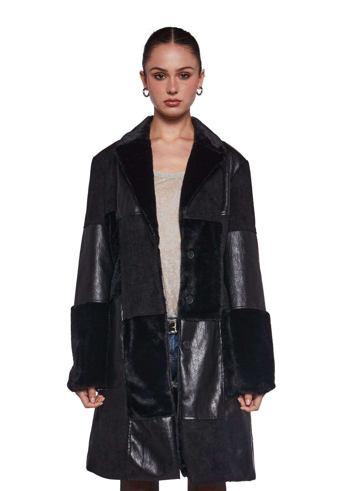 In The Twilight Faux Fur Coat