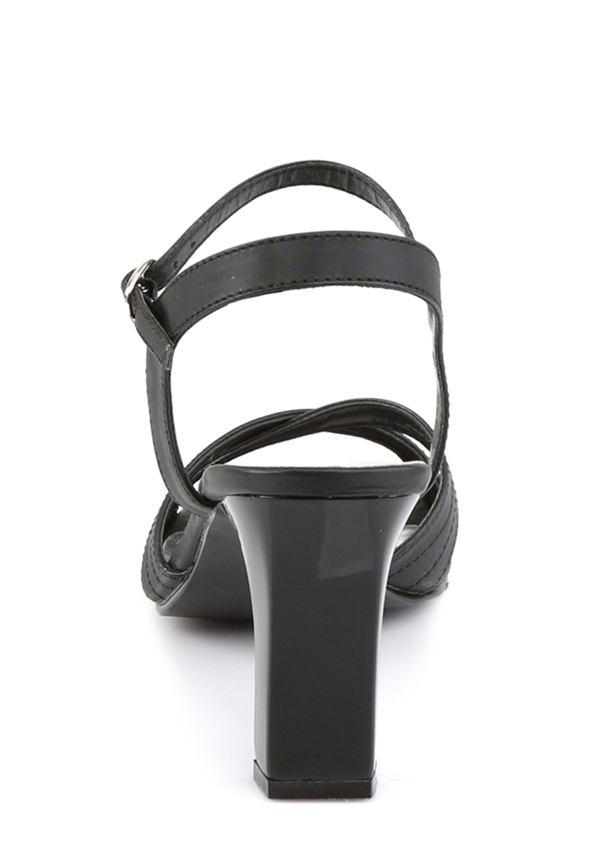 Romance 313 Ankle Strap Sandals - Black