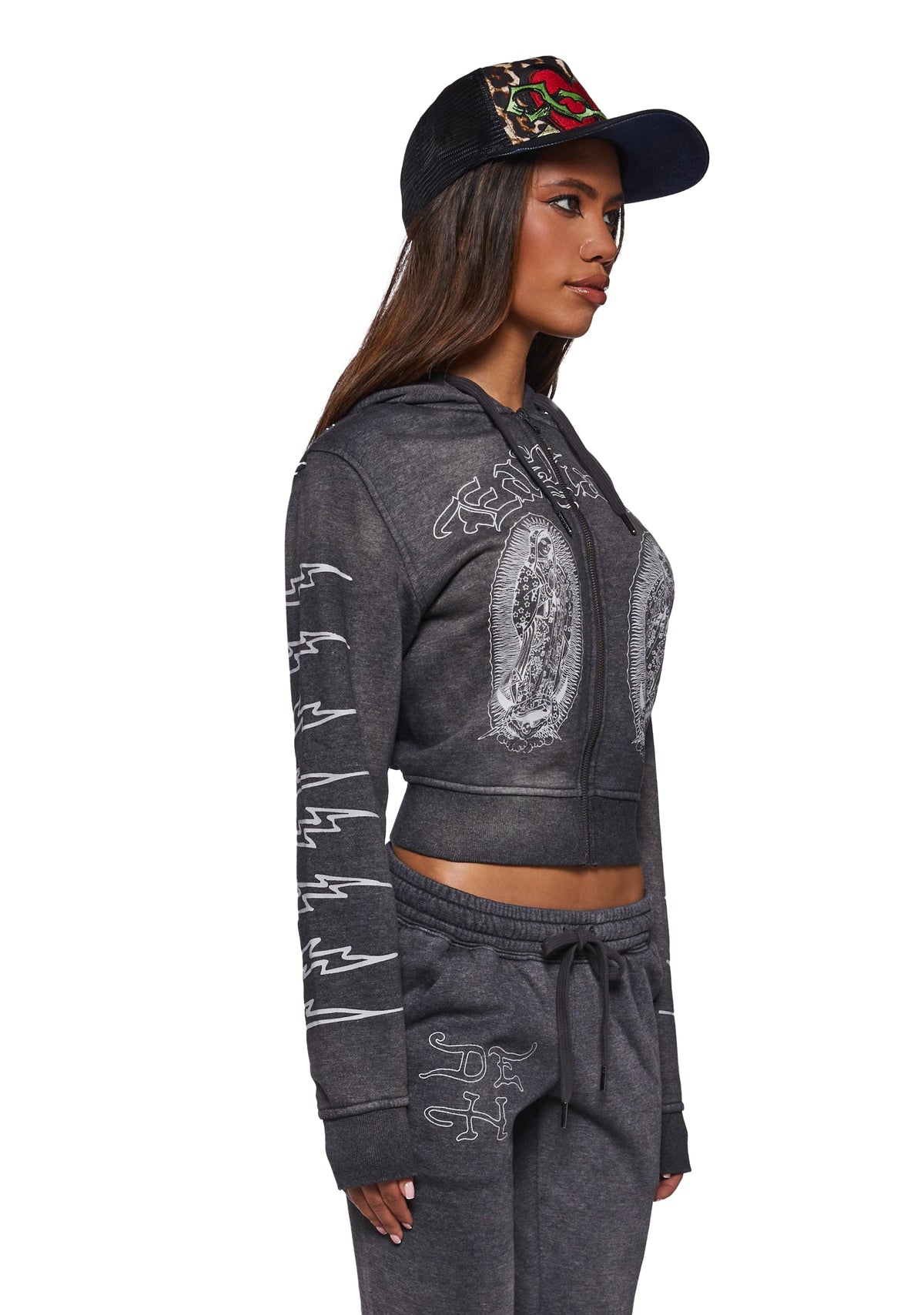 Mary Zip Front Relaxed Zip Front Hoodie