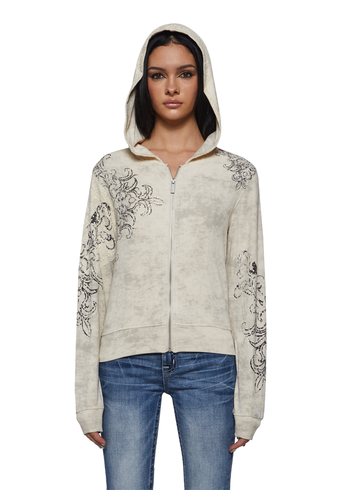 Elix Ornate Jacket - Off White