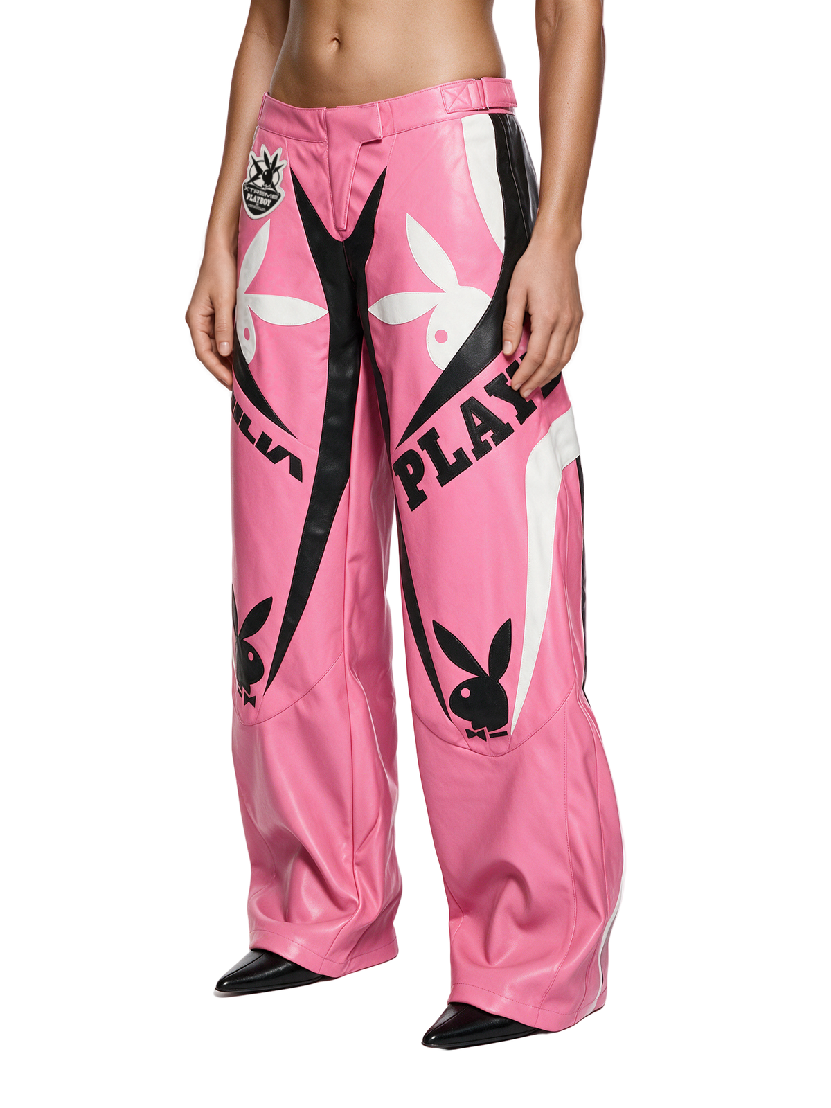 Playboy Moto Pants - Pink