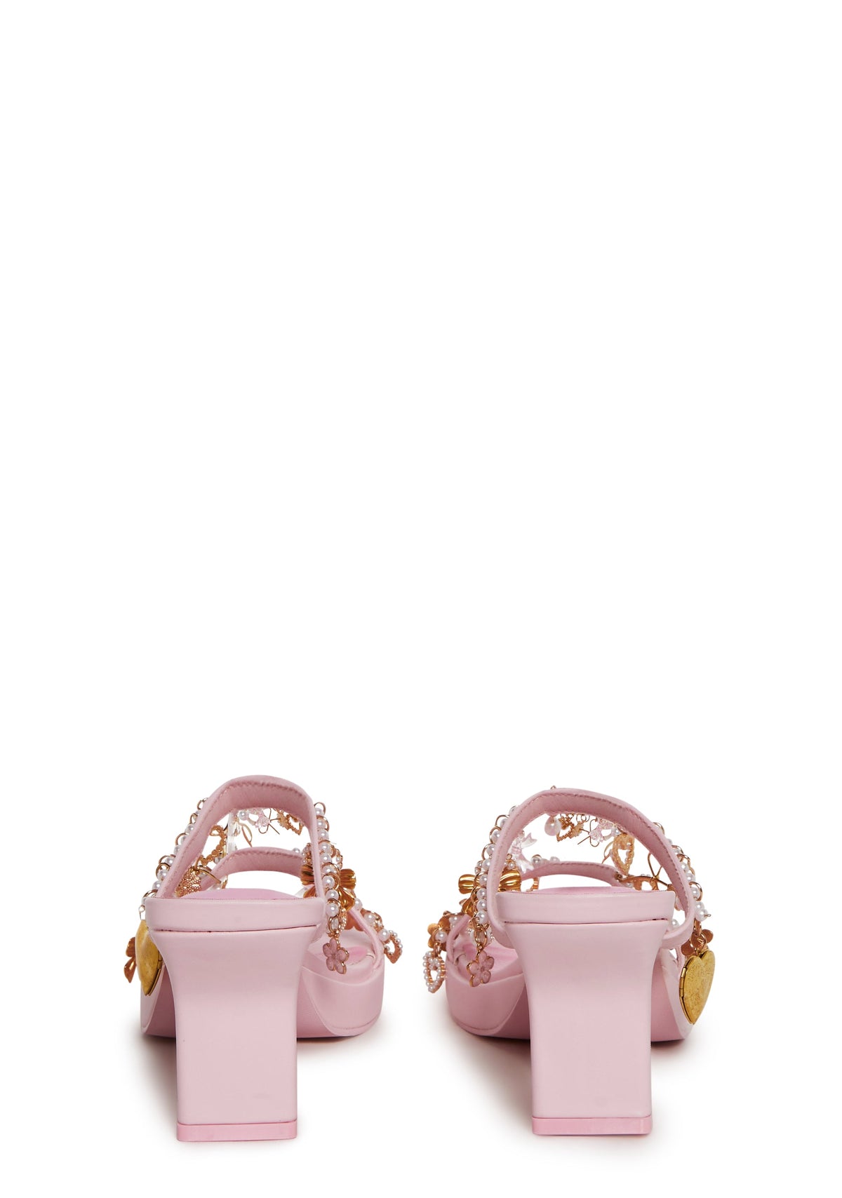 Charms and Cheer Sandals - Pink