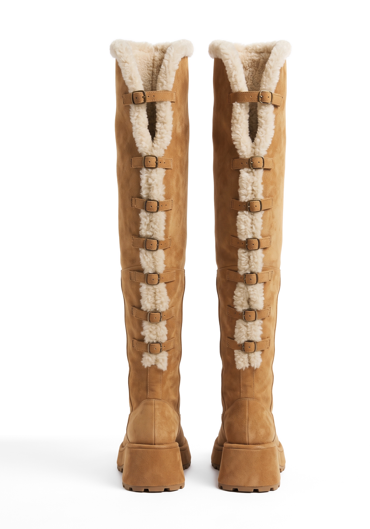 Elsa Fold Over Platform Boots