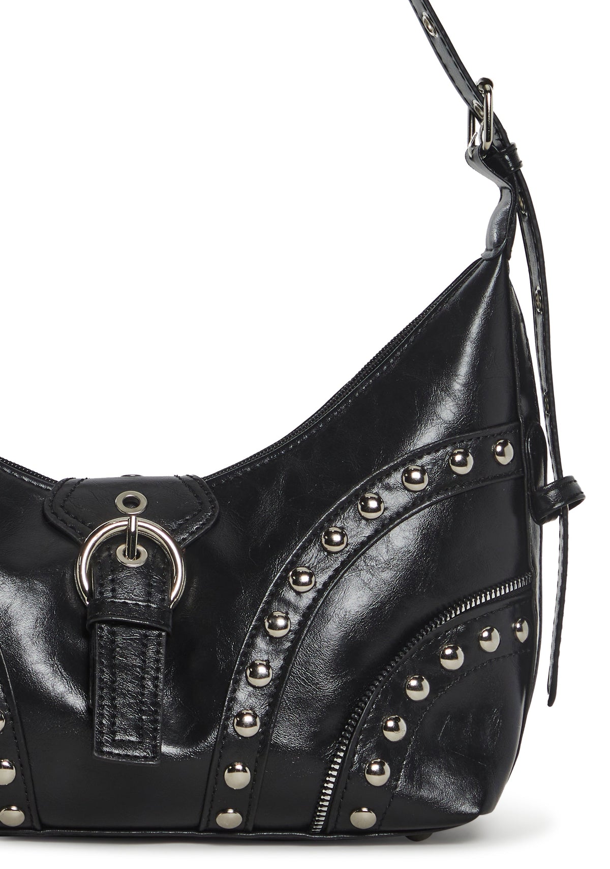 Envy Studded Shoulder Bag