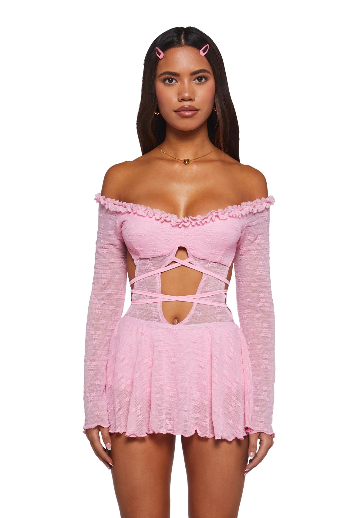 Hit The Club Mini Dress - Pink