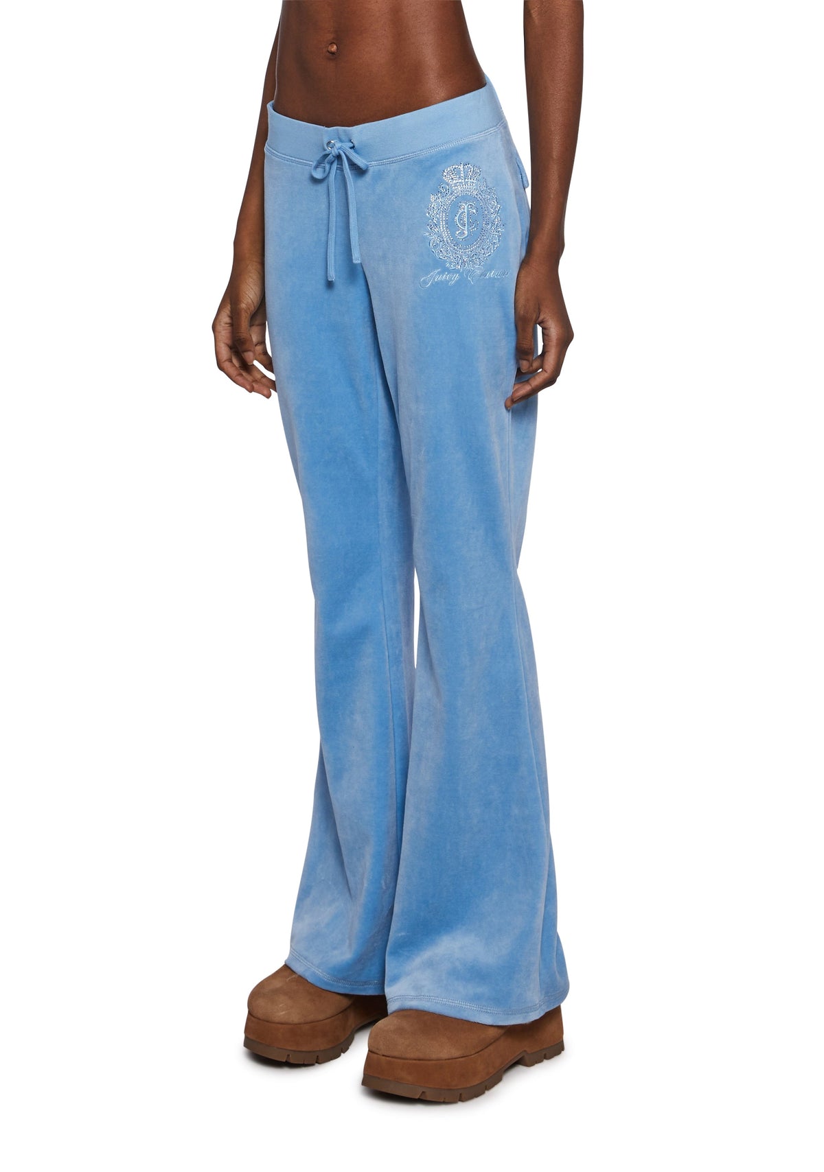 Crown Heritage Cotton Velour Track Pants