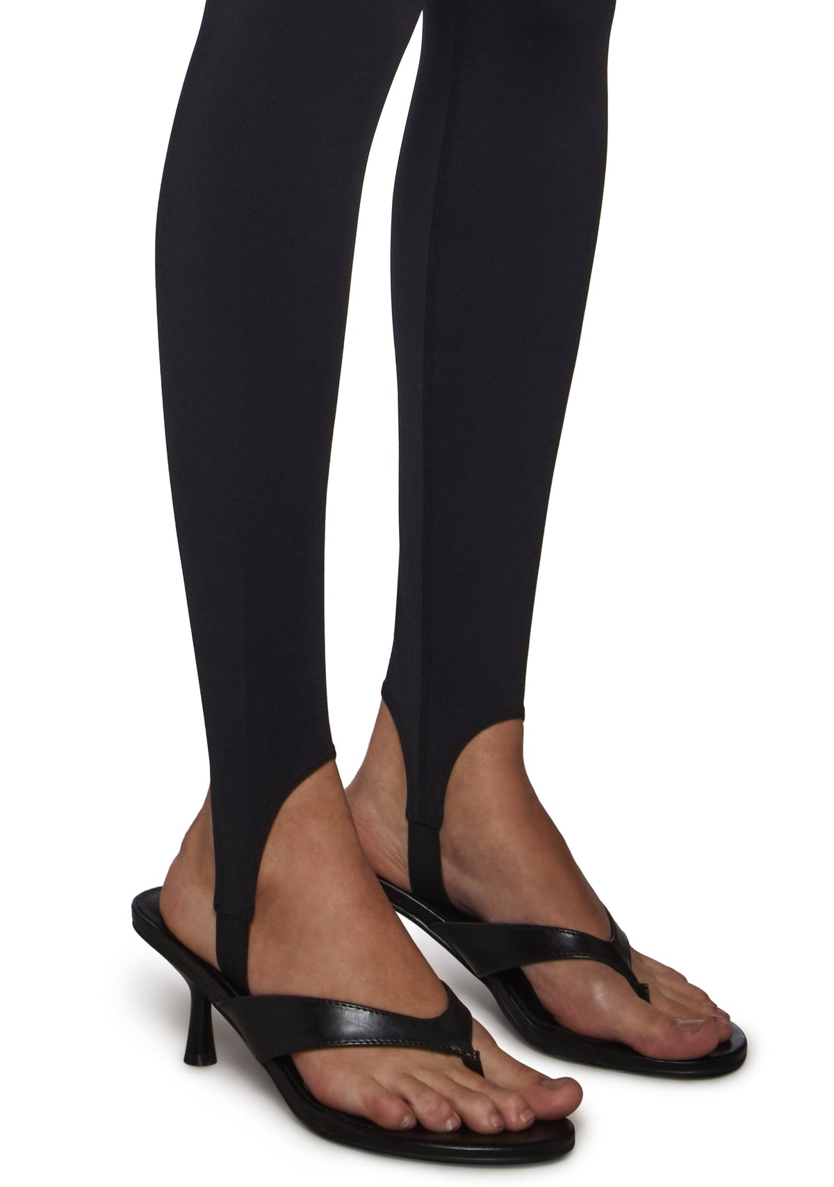 Donna Low Waisted Stirrup Leggings