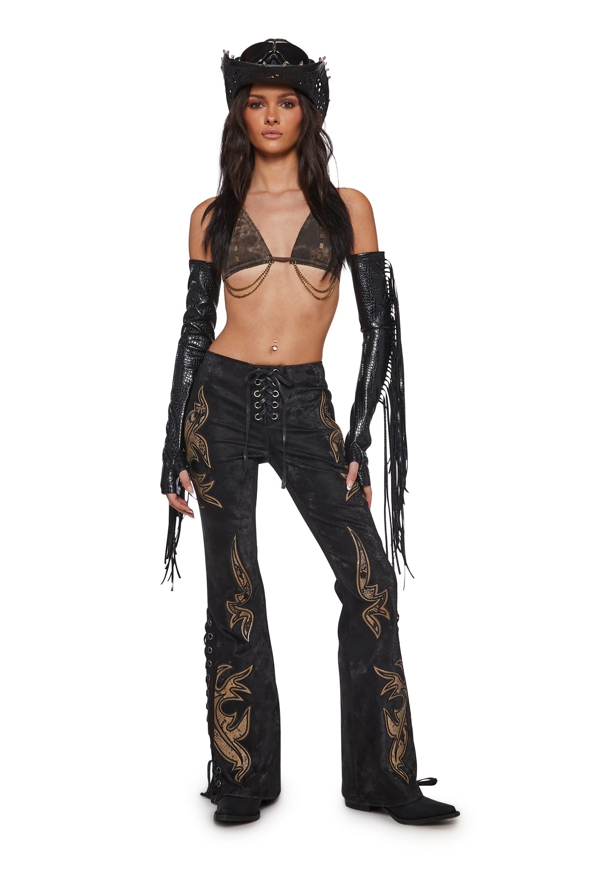 Rodeo Renegade Lace Up Pants