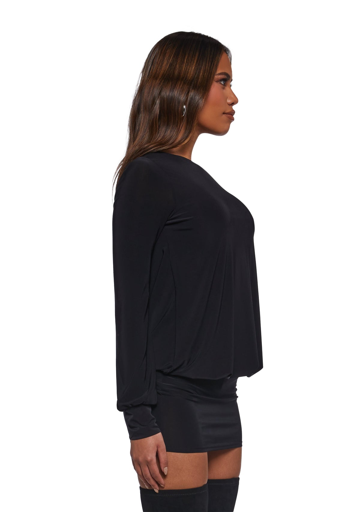 Class Clique Long Sleeve Dress - Black