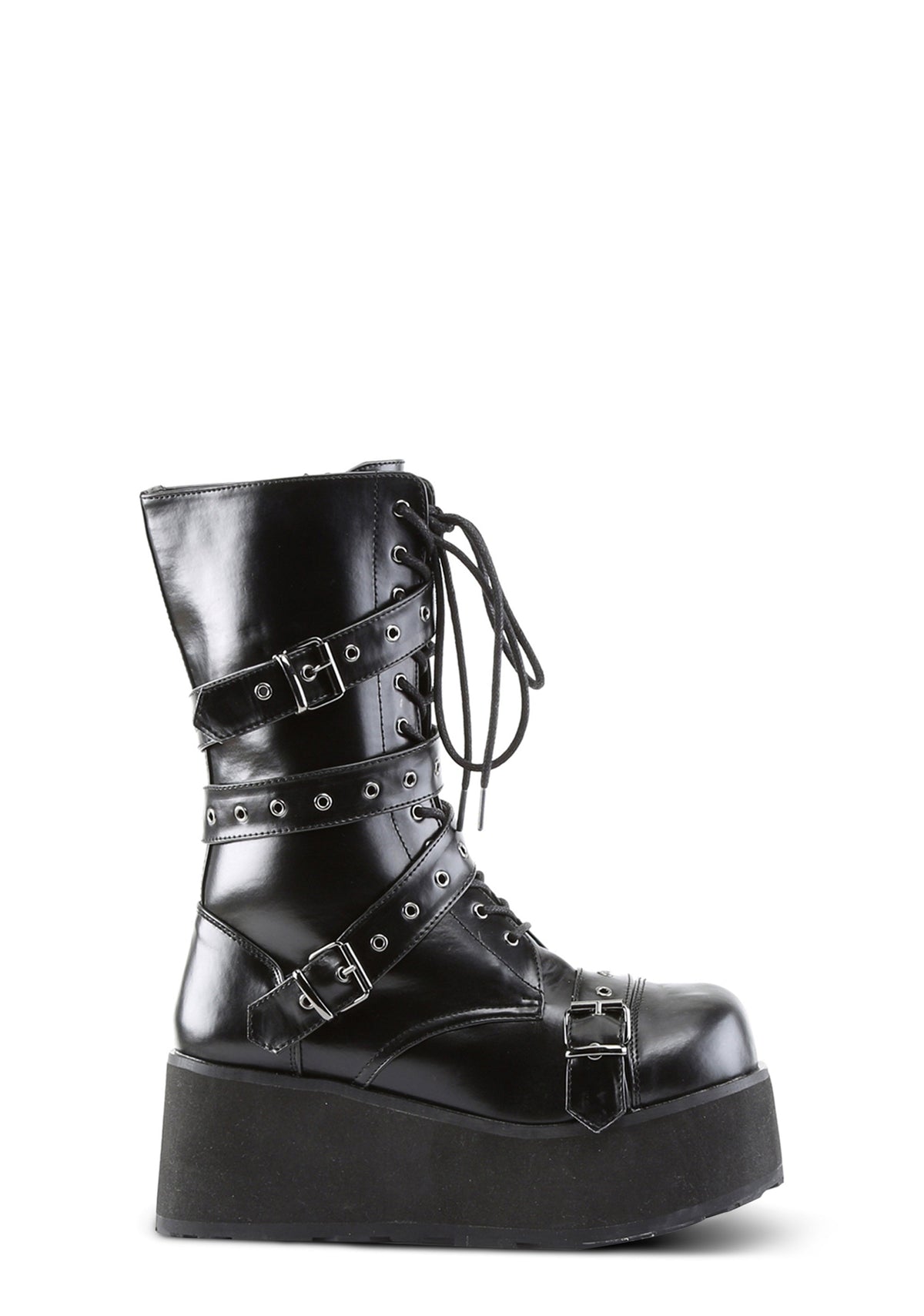Trashville-205 Wrap Mid Calf Platform Boots