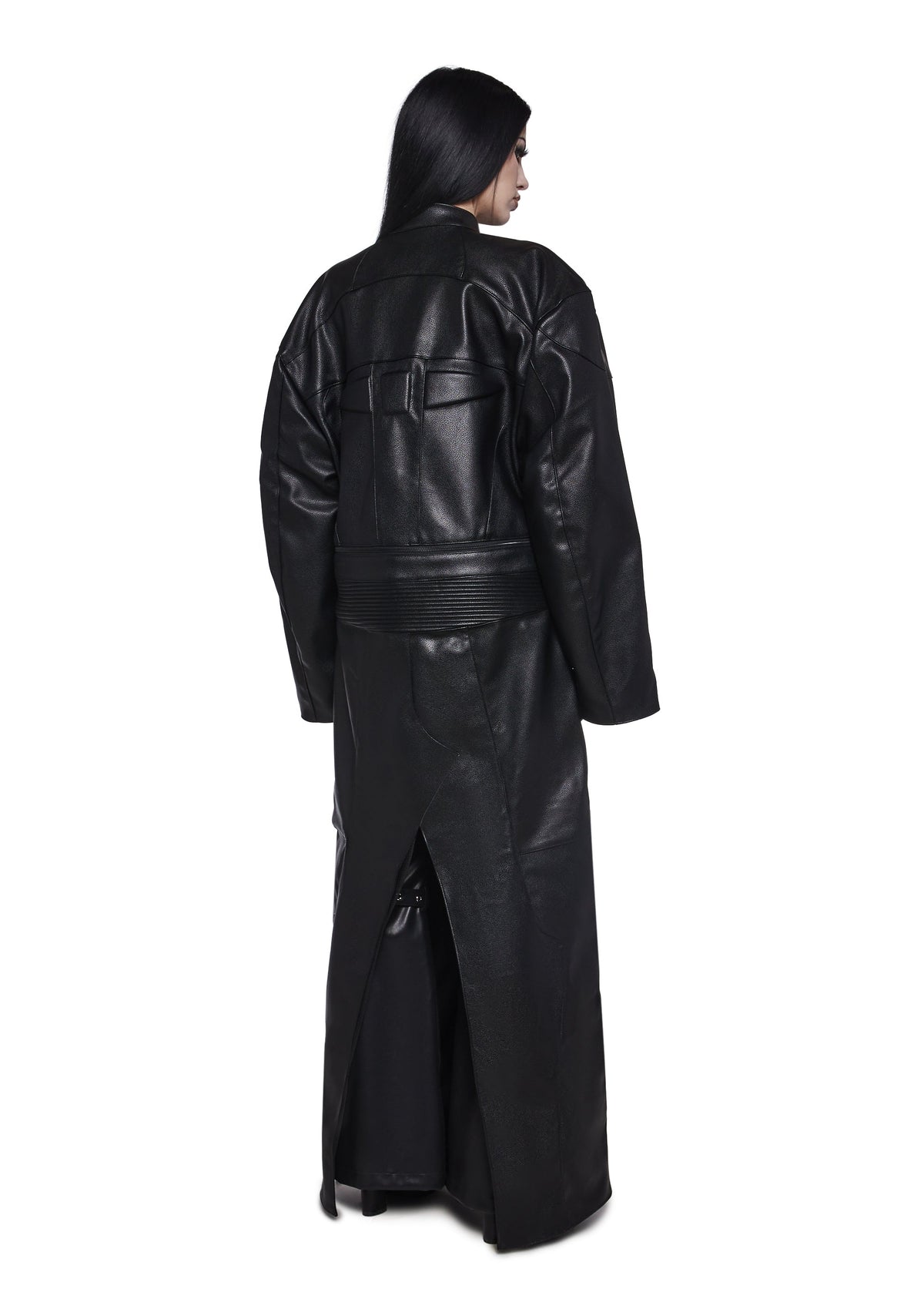 Detachable Motocross Long Coat