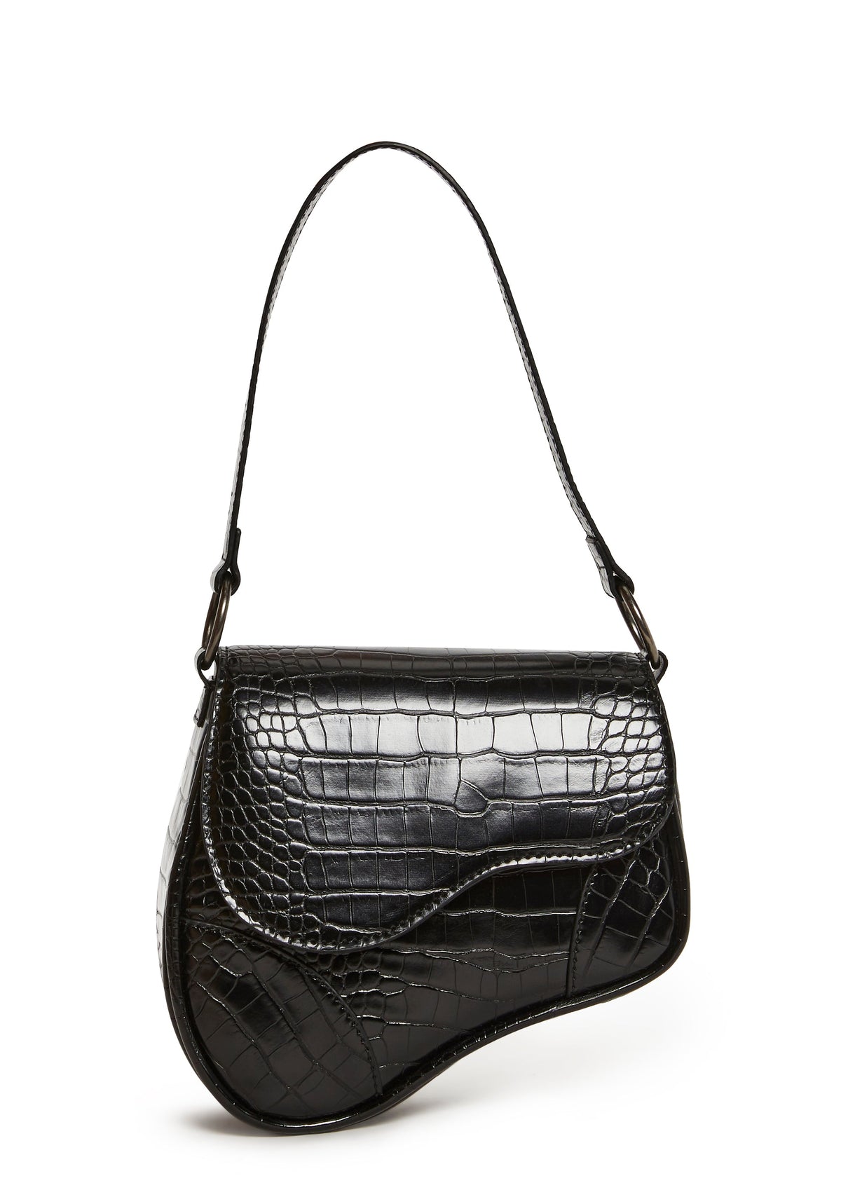 Enamored View Saddle Bag - Black