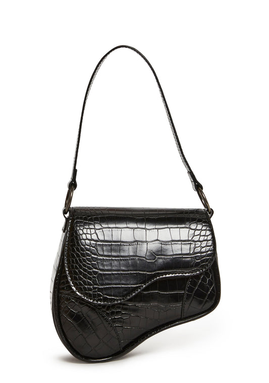 Enamored View Saddle Bag - Black