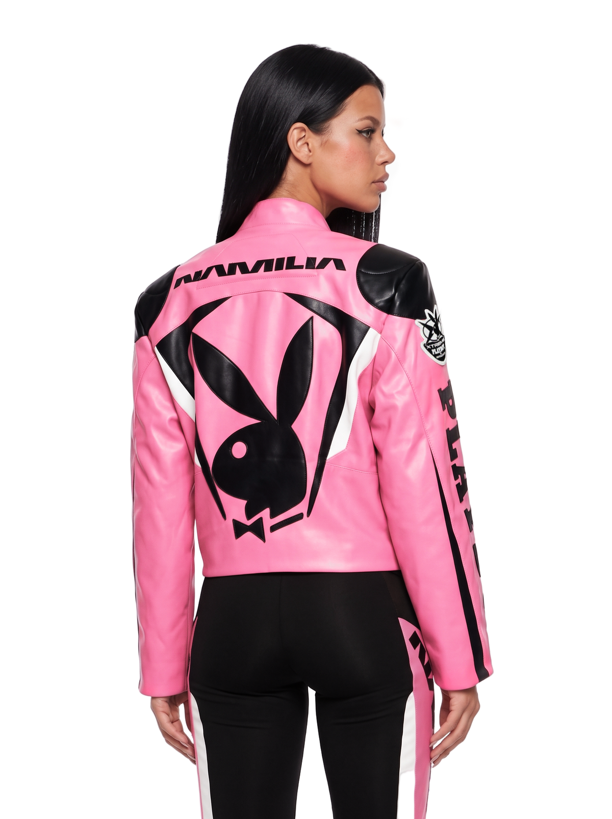 Playboy Moto Jacket - Pink