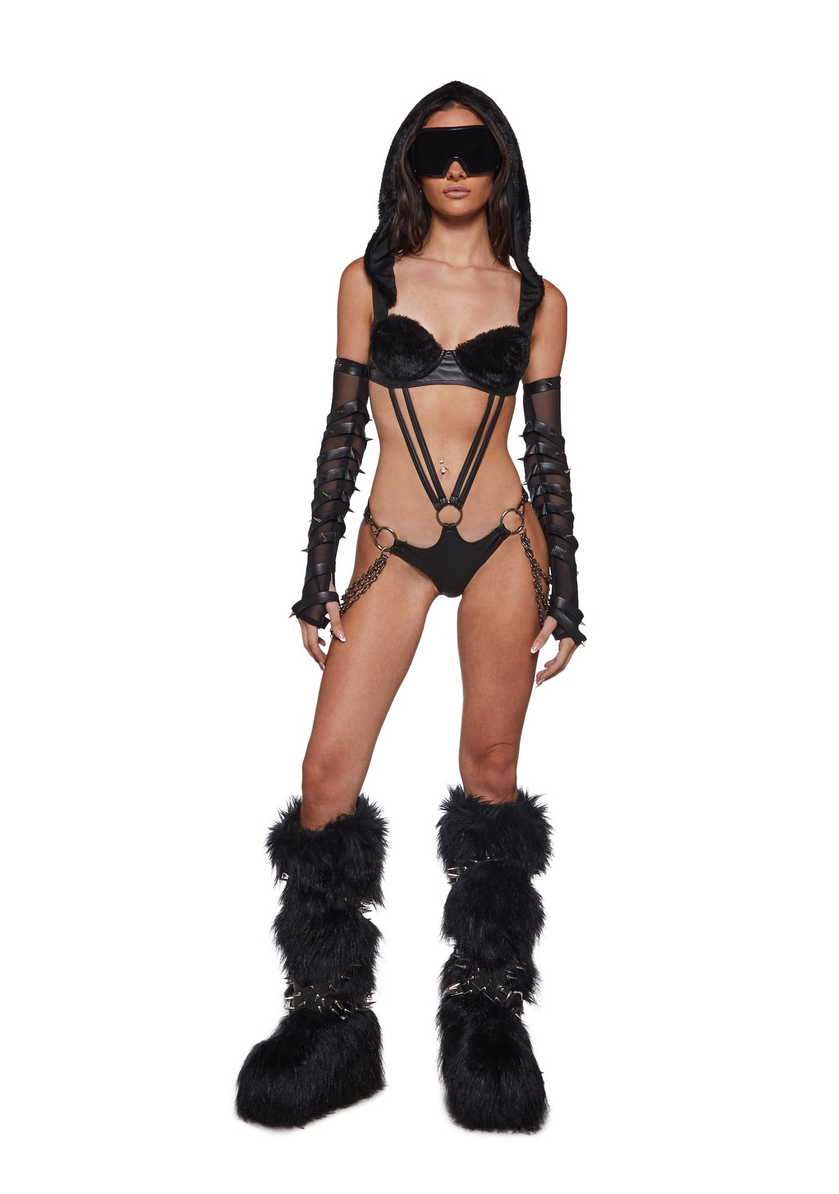 Twisted Spikes Arm Warmers