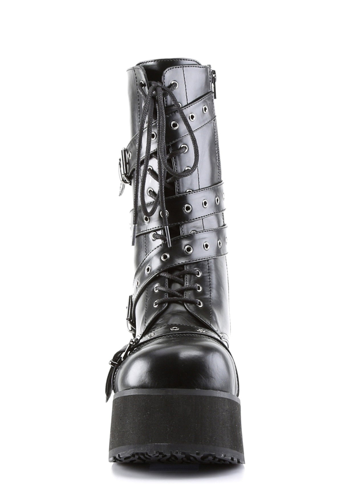 Trashville-205 Wrap Mid Calf Platform Boots