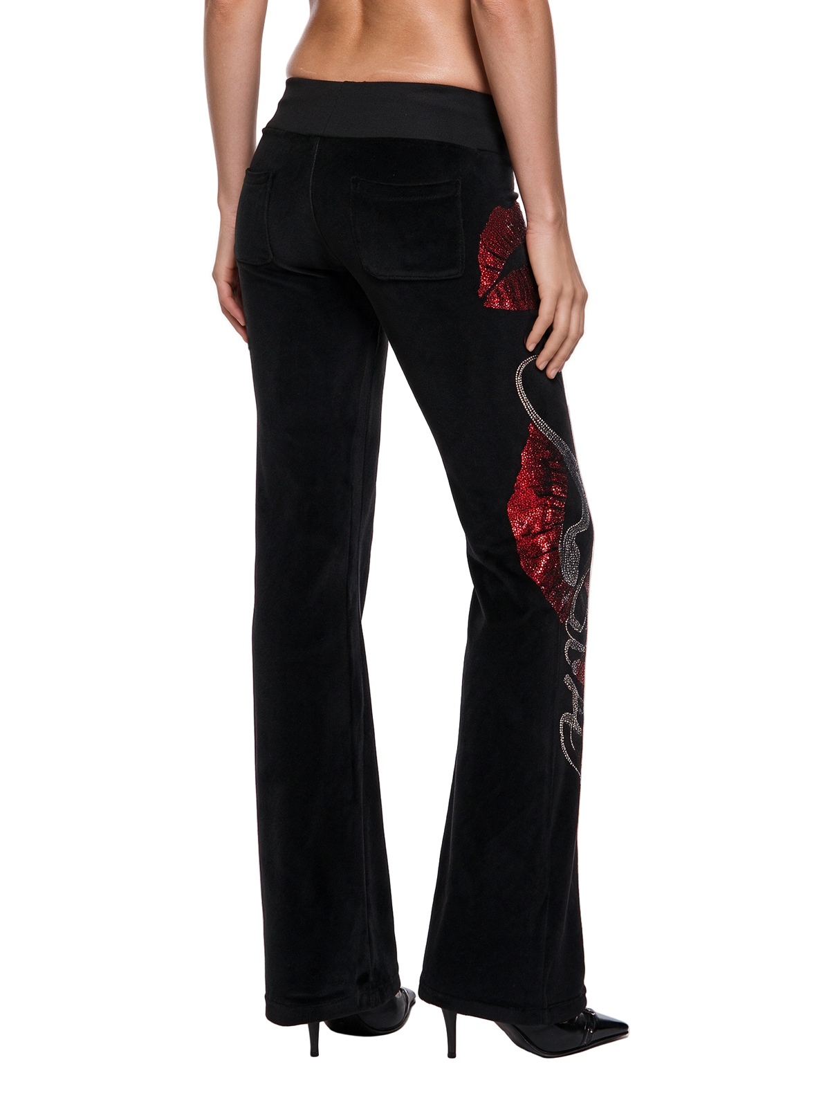 Playboy I love Velour Flare Pants