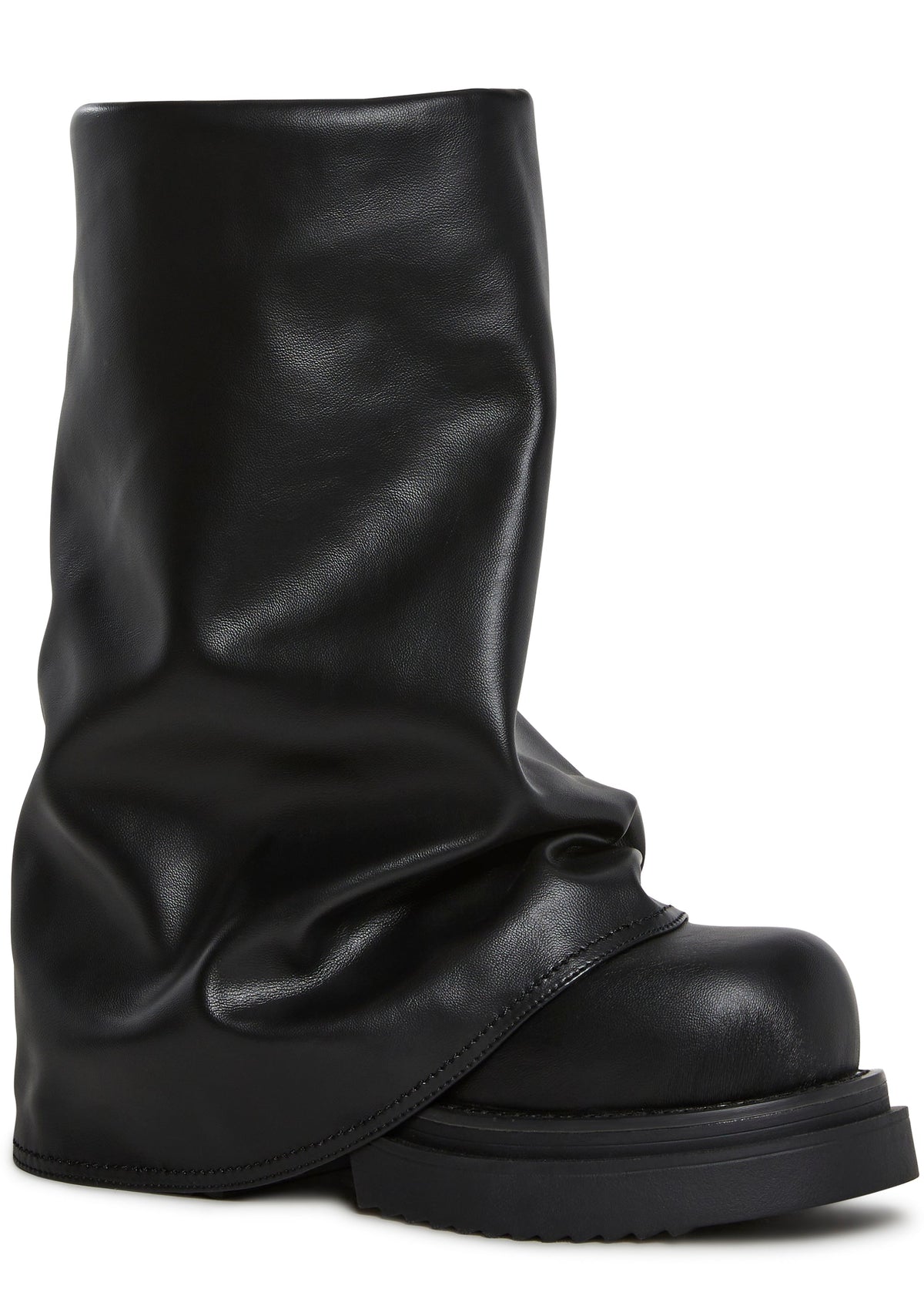 Ego Foldover Boots - Black