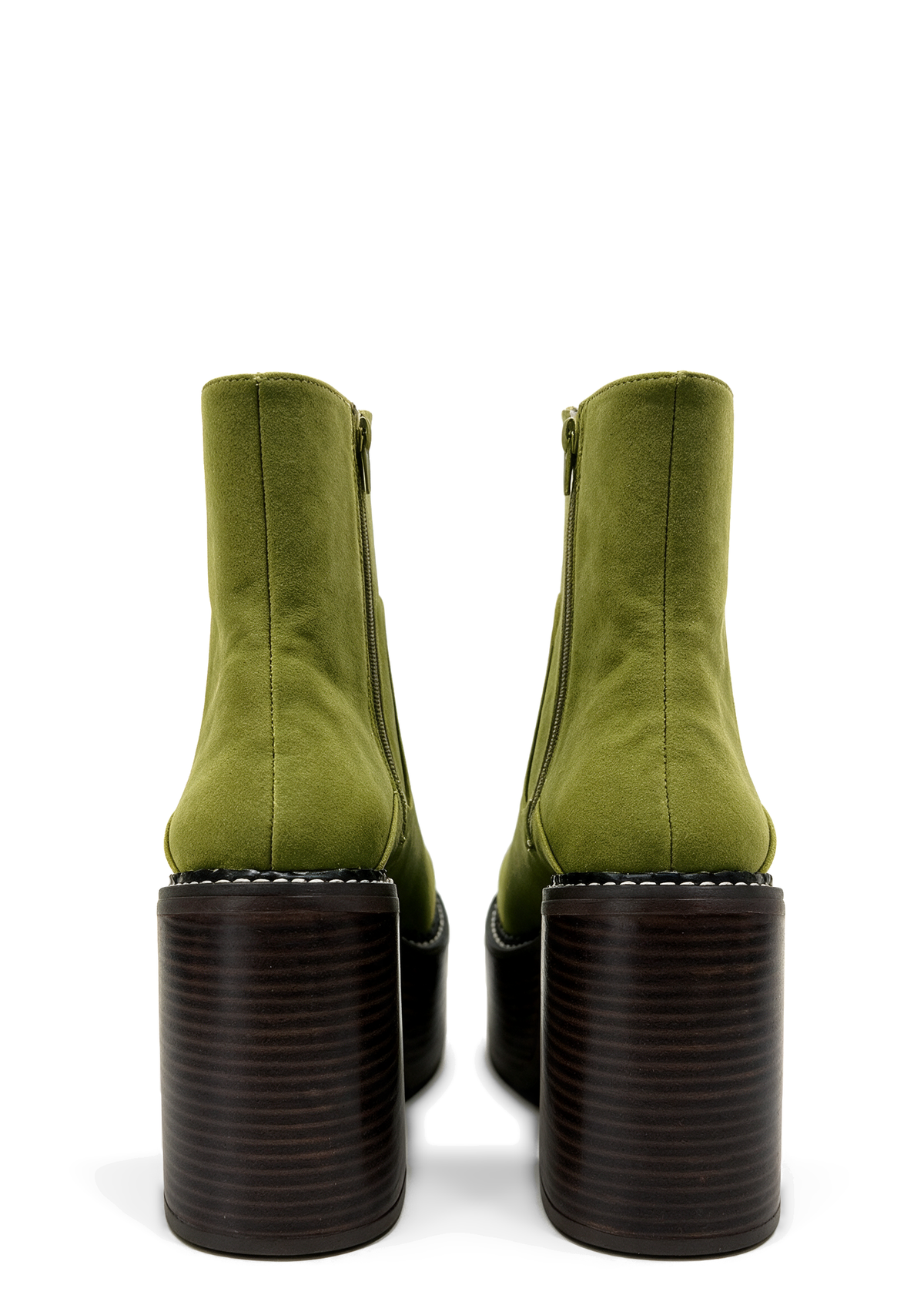 Vintage Soul Ankle Boots - Green