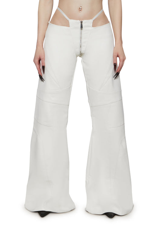 Oversize thong pants - White