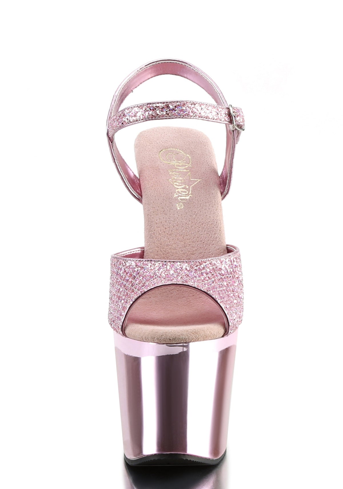 Revolver-709 Gun Heels - Baby Pink