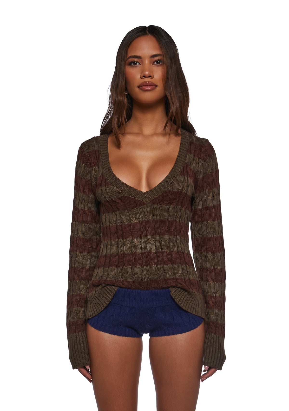 Mull It Over Striped Sweater