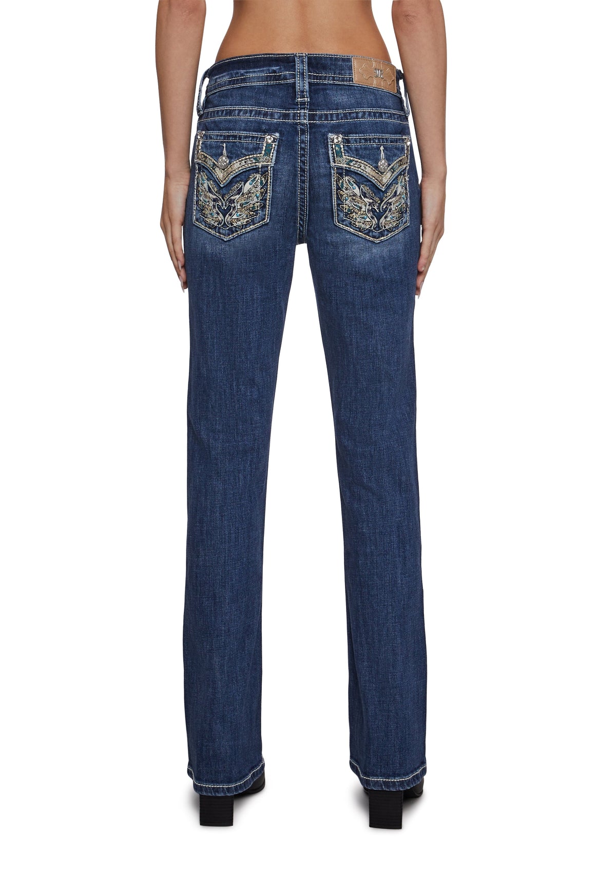 30" Mid Rise Denim Boot Jeans