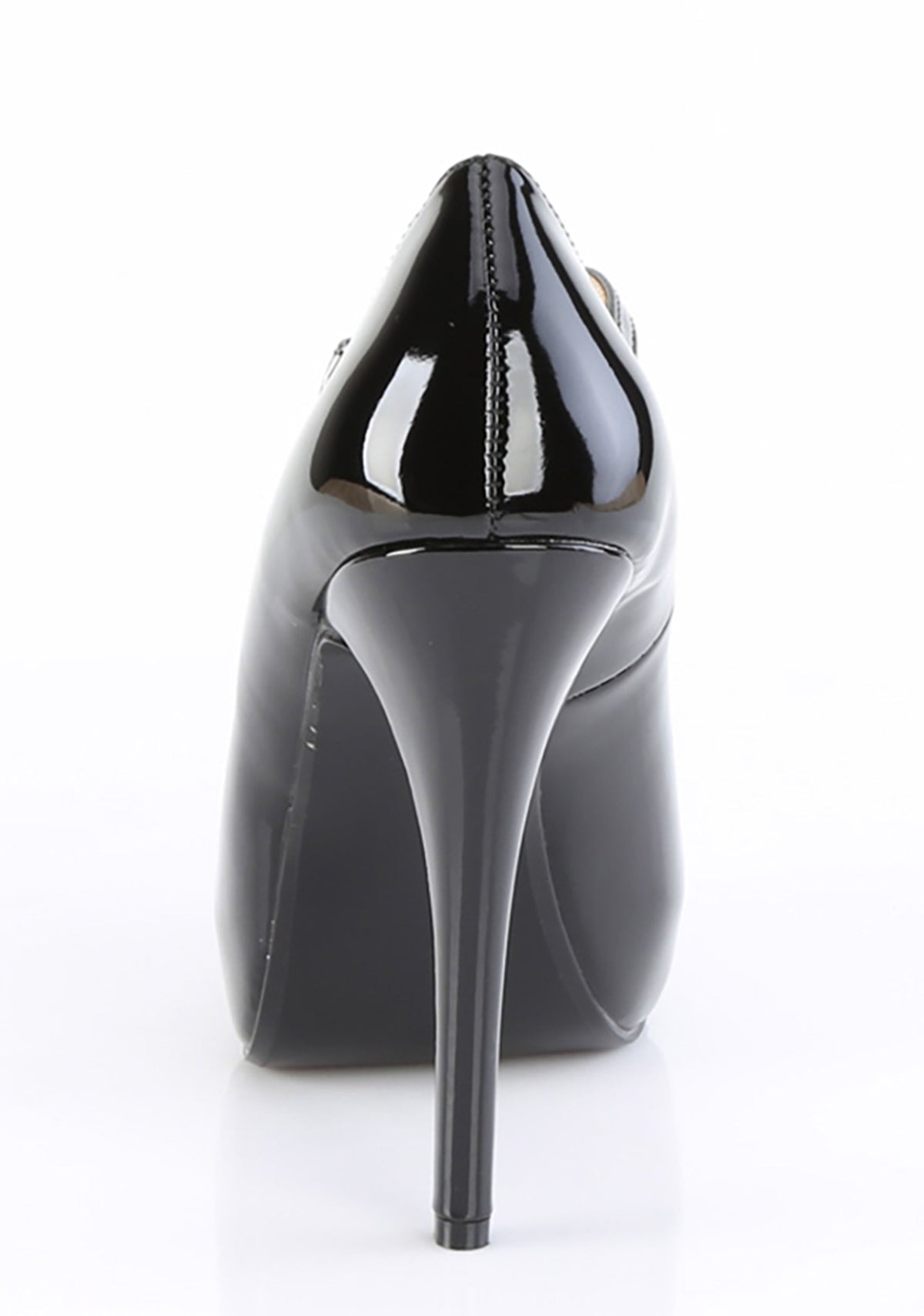 Chloe-02 Platform Mary Jane Pumps-Black