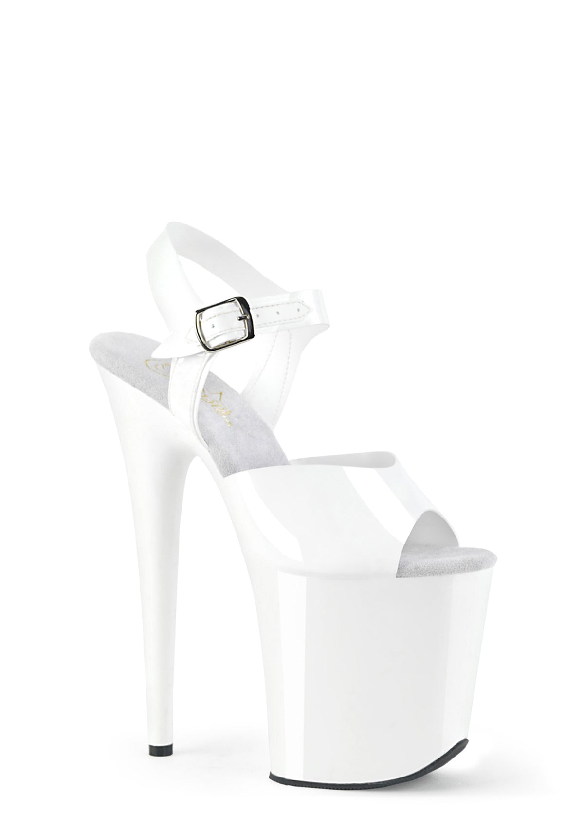 Flamingo-808 Platform Ankle Straps Sandals-White