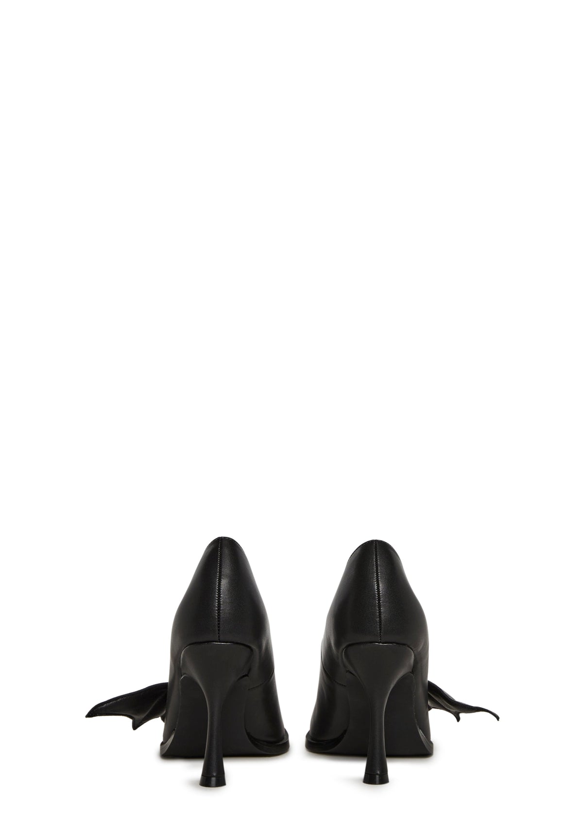 Bat Wing Pointed Heel
