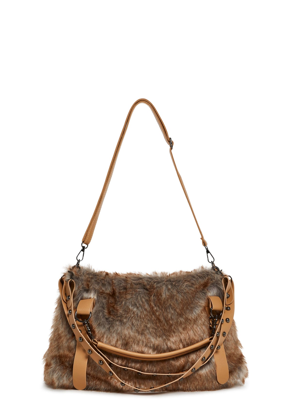 Wild Whisper Faux Fur Handbag