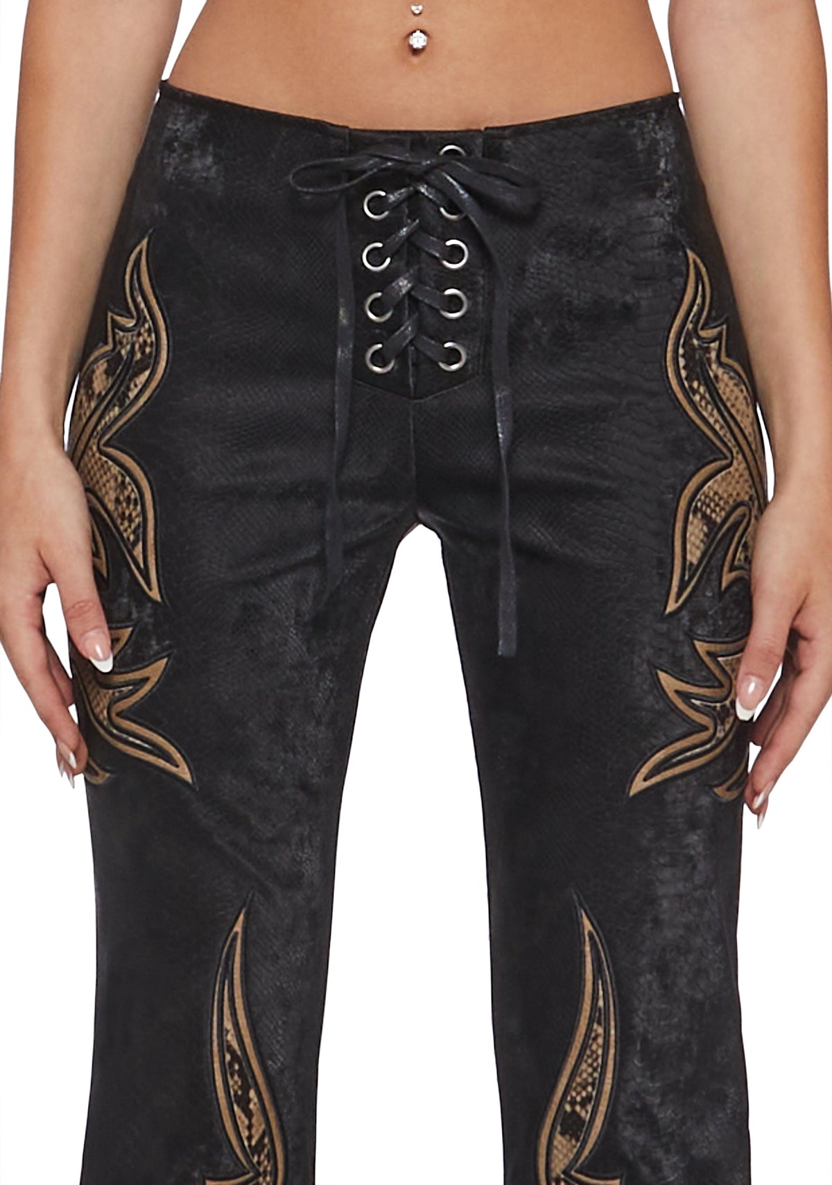 Rodeo Renegade Lace Up Pants