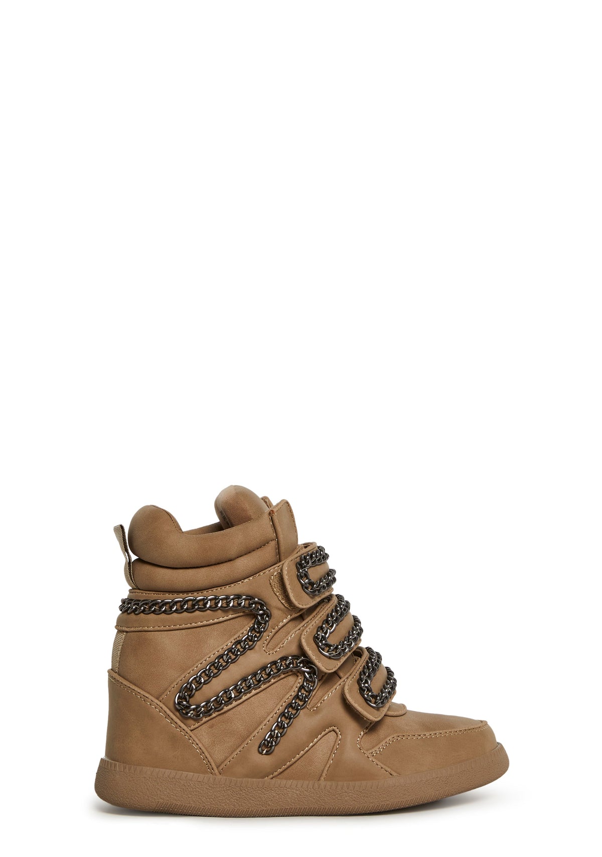 Ambient Wedge Sneakers With Chain