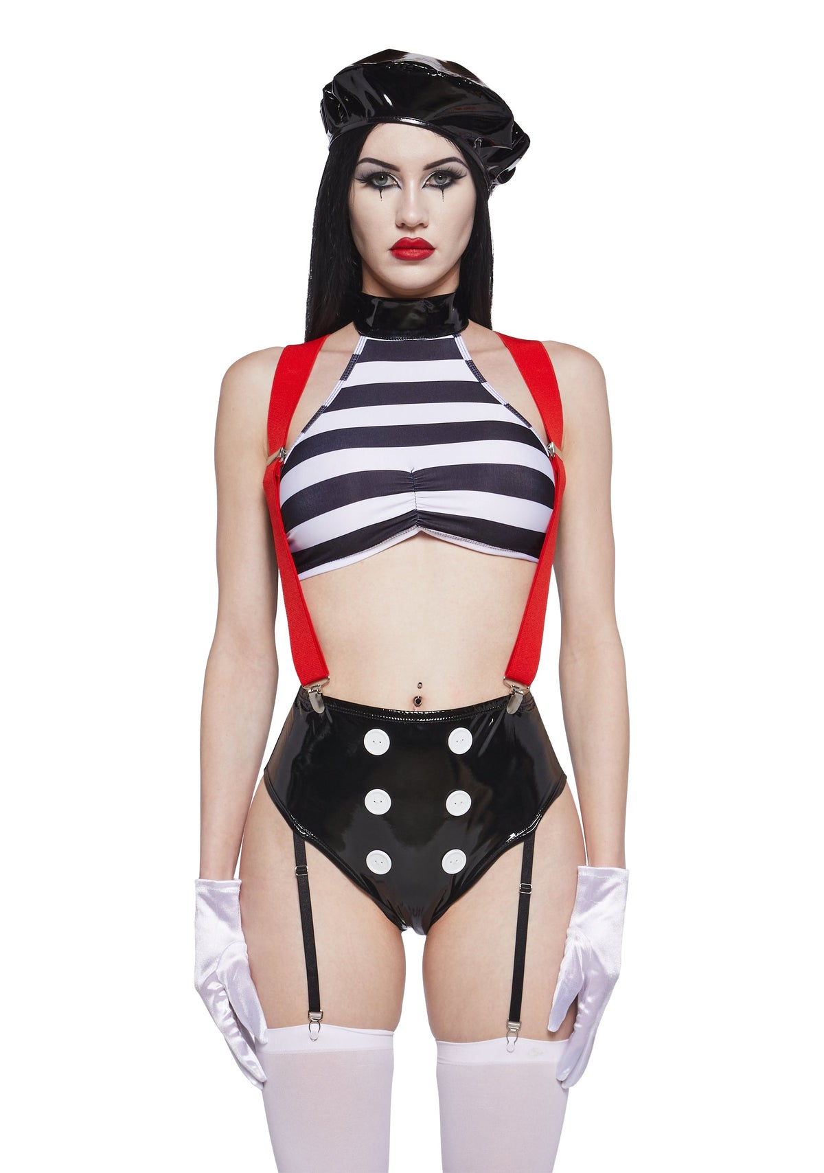 Speechless Sexy Mime Costume
