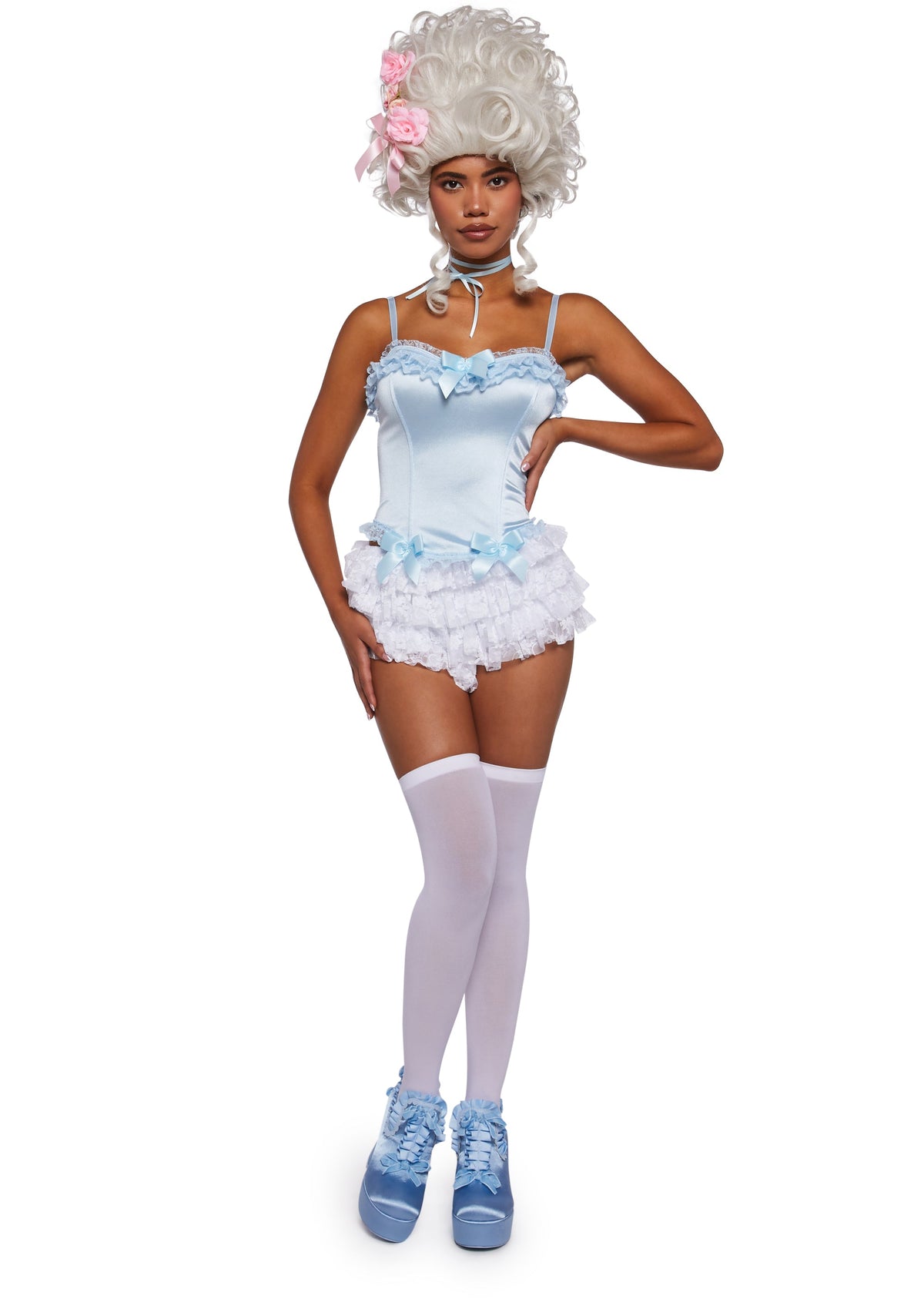Romantic Age Corset Top - Blue