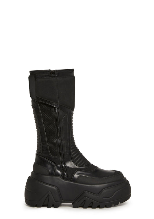 Signal Moto Platform Sneaker Boots