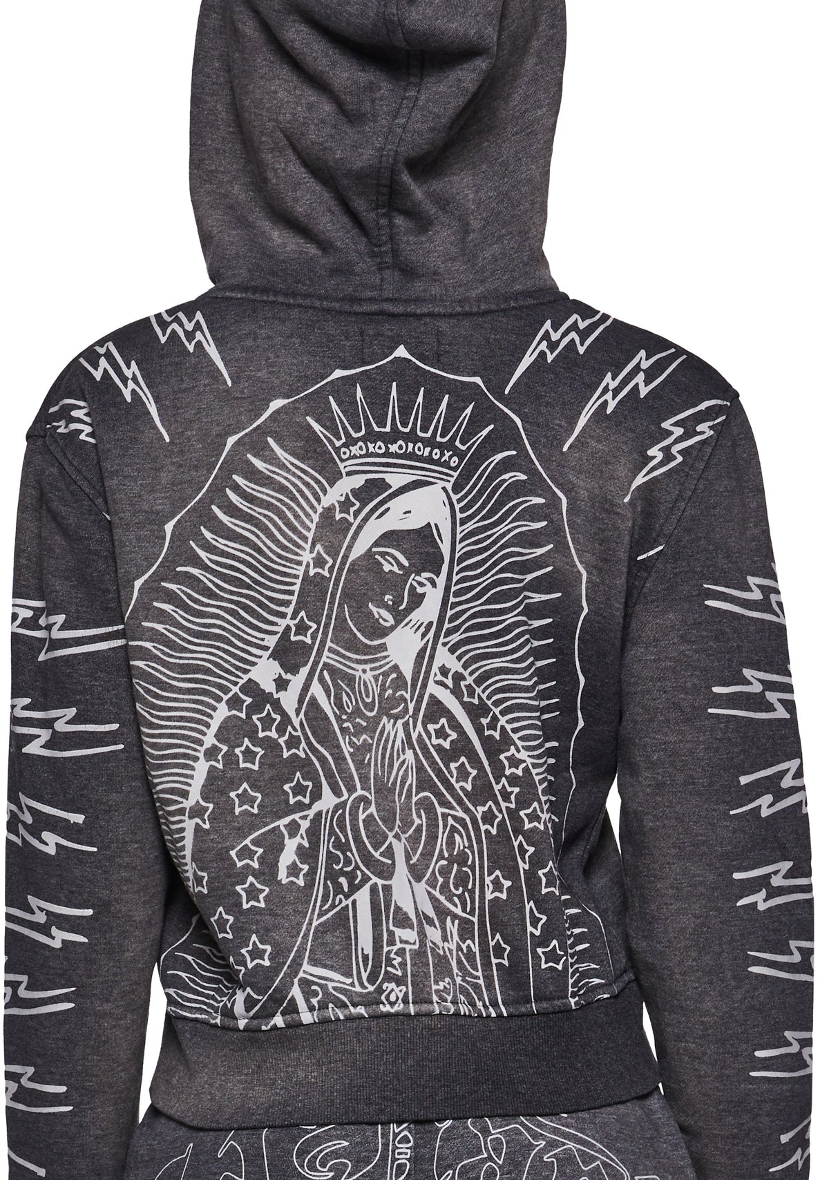 Mary Zip Front Relaxed Zip Front Hoodie