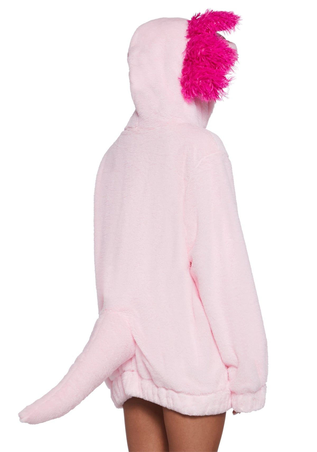 Axolotl Faux Fur Hoodie