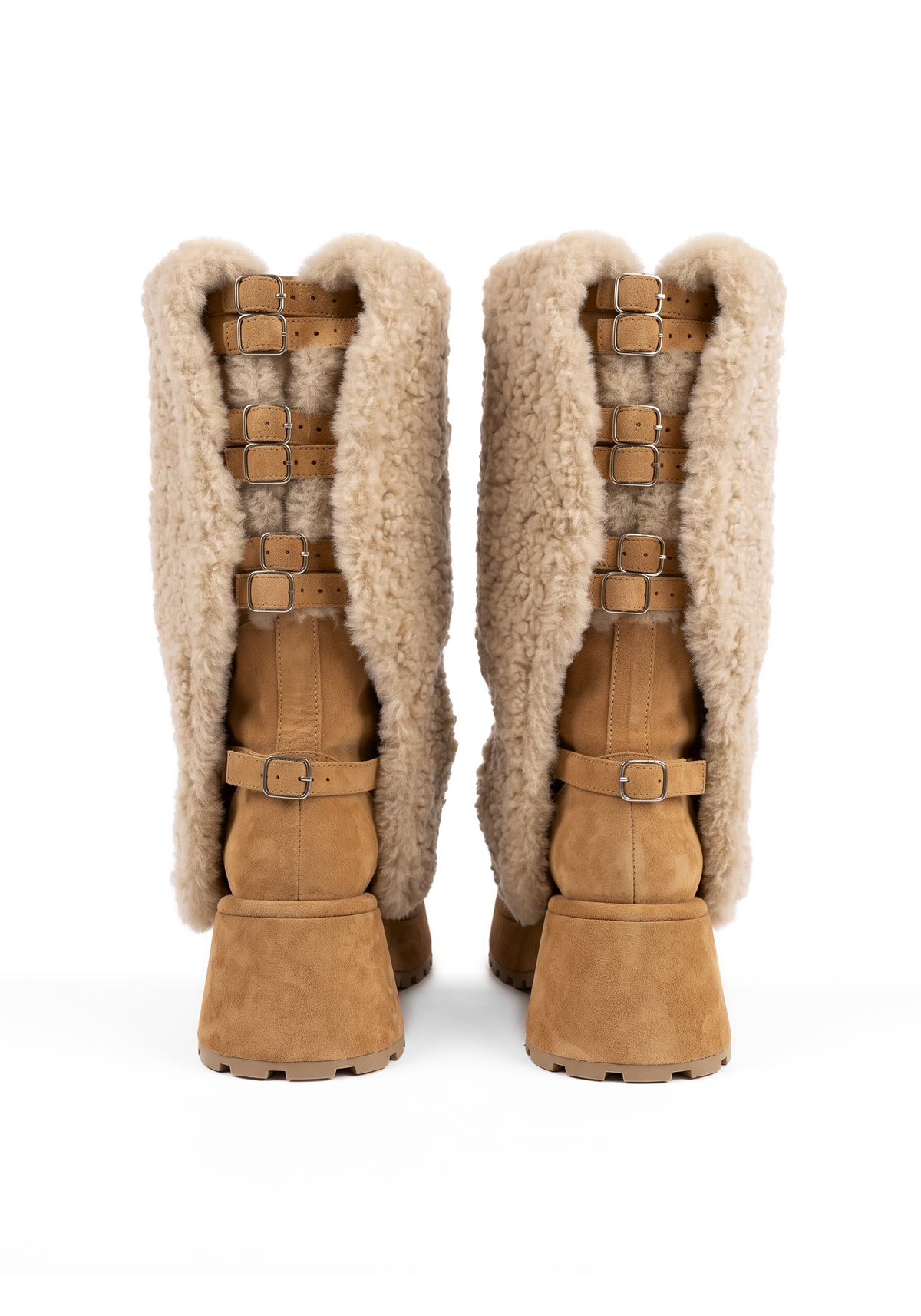 Elsa Fold Over Platform Boots