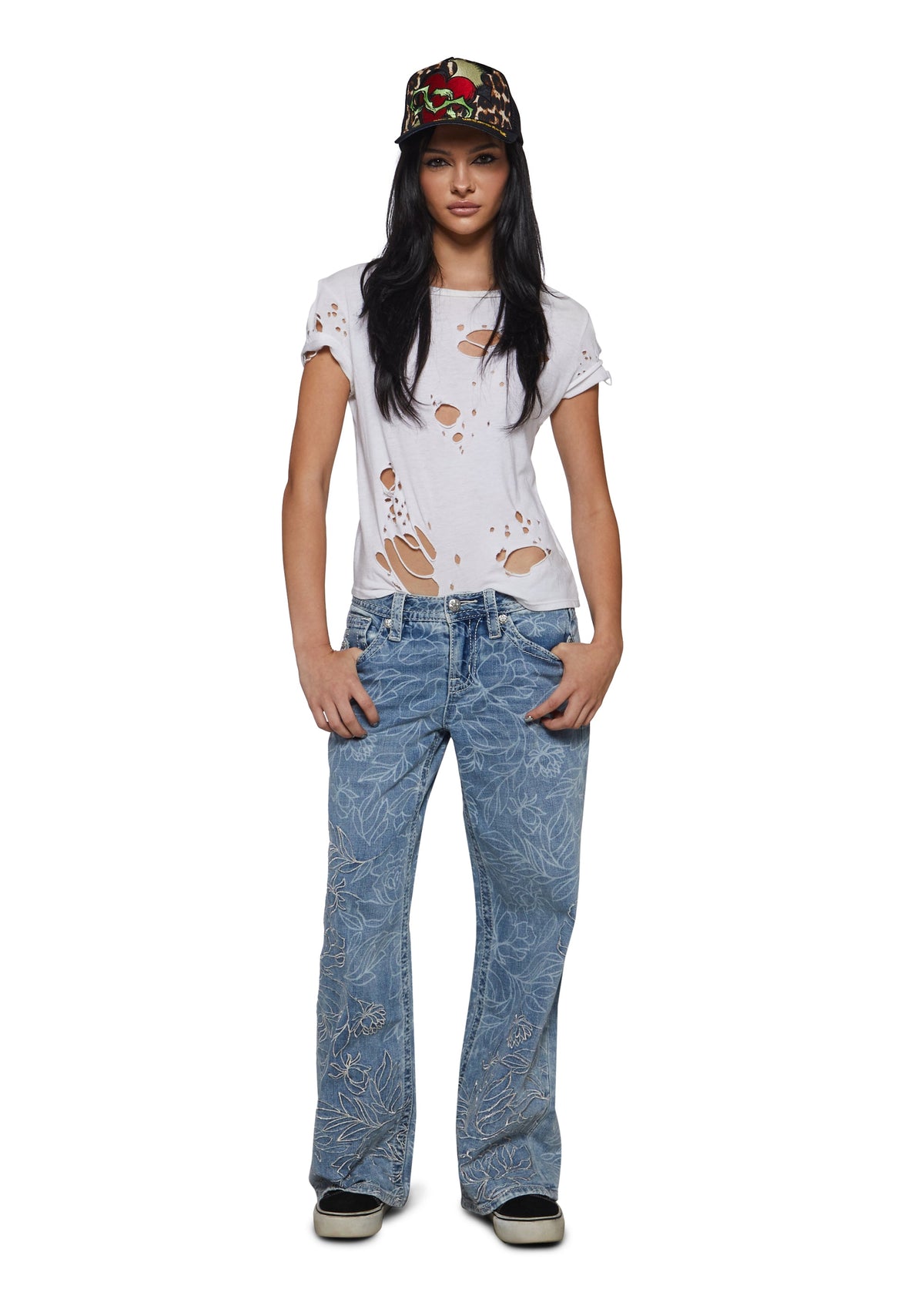 Peony Wide Leg Jeans Light Wash