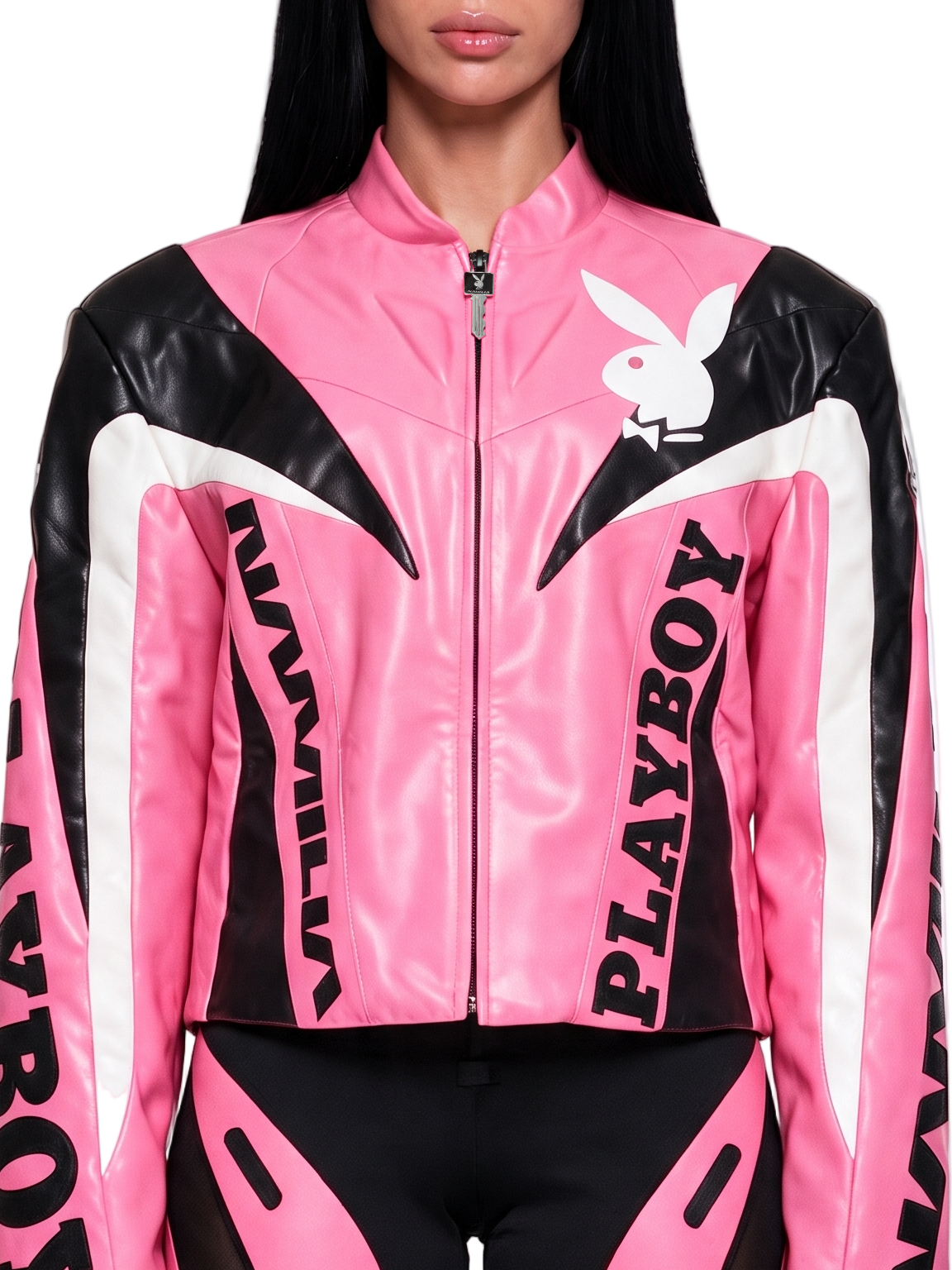Playboy Moto Jacket - Pink