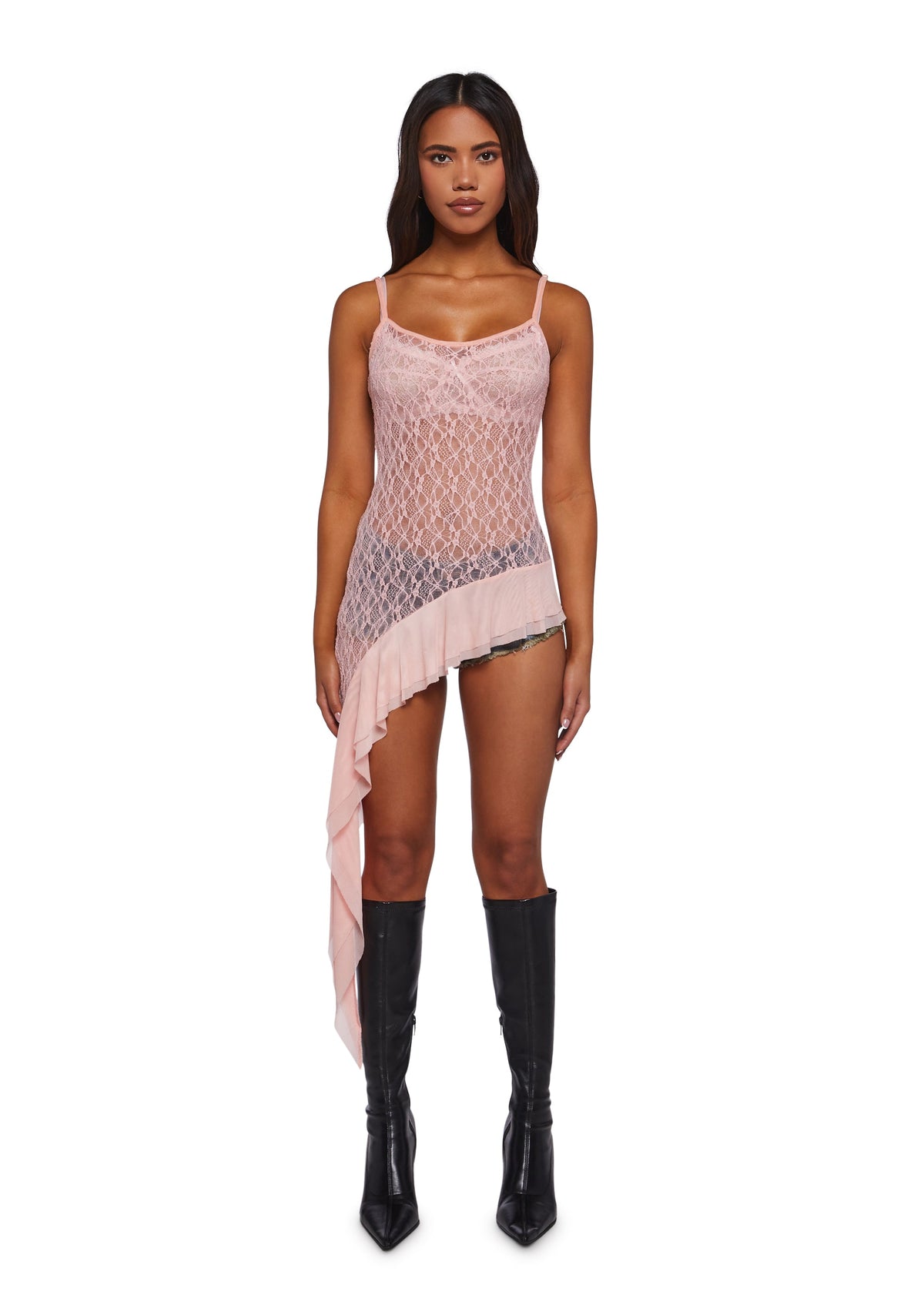 Sea Maiden Asymmetrical Top - Pink