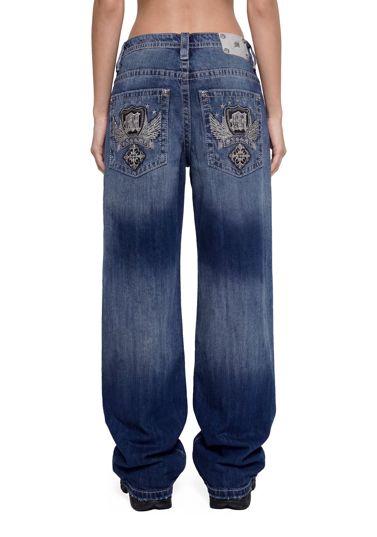 Helena Baggy Wide Leg - Medium Wash