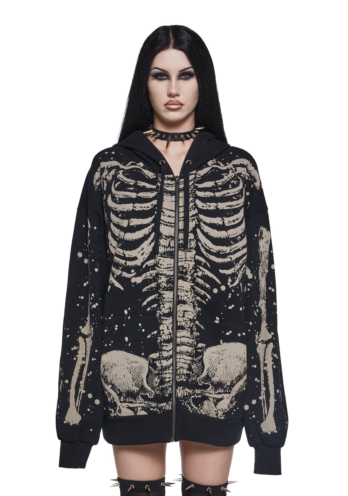 Skeleton Stories Oversized Hoodie