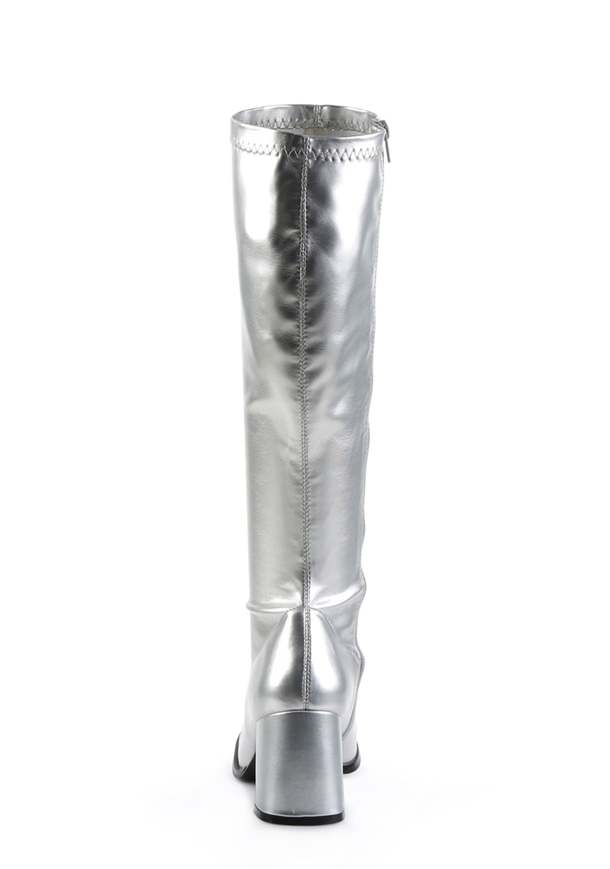 Gogo-300 Go Go Metallic Boots - Silver