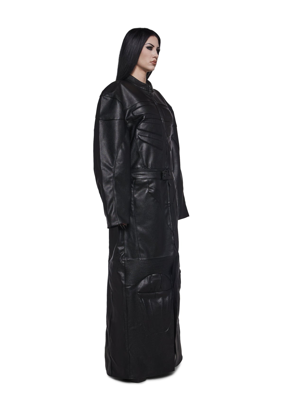 Detachable Motocross Long Coat