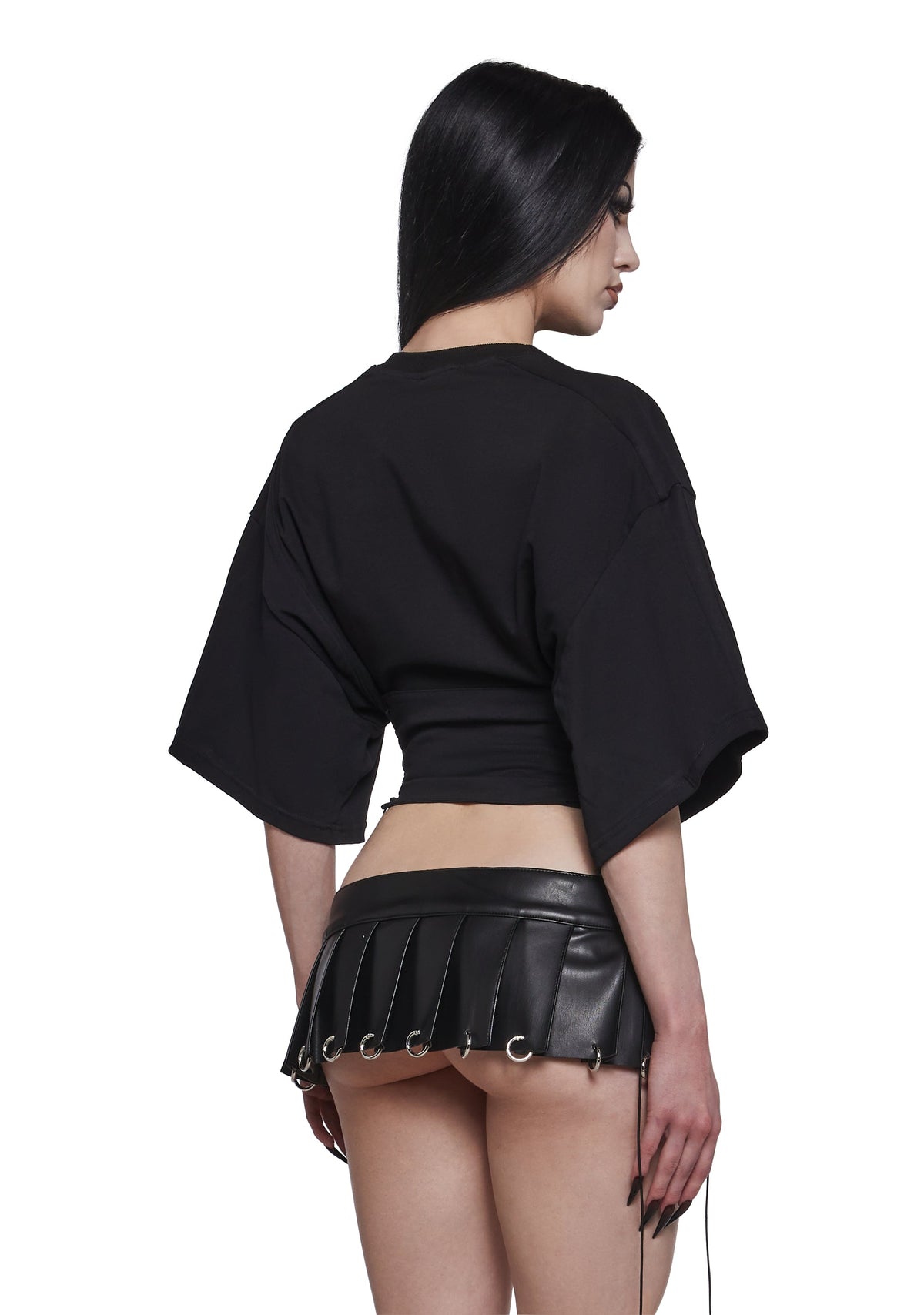 Team Player Corset T-Shirt - Black